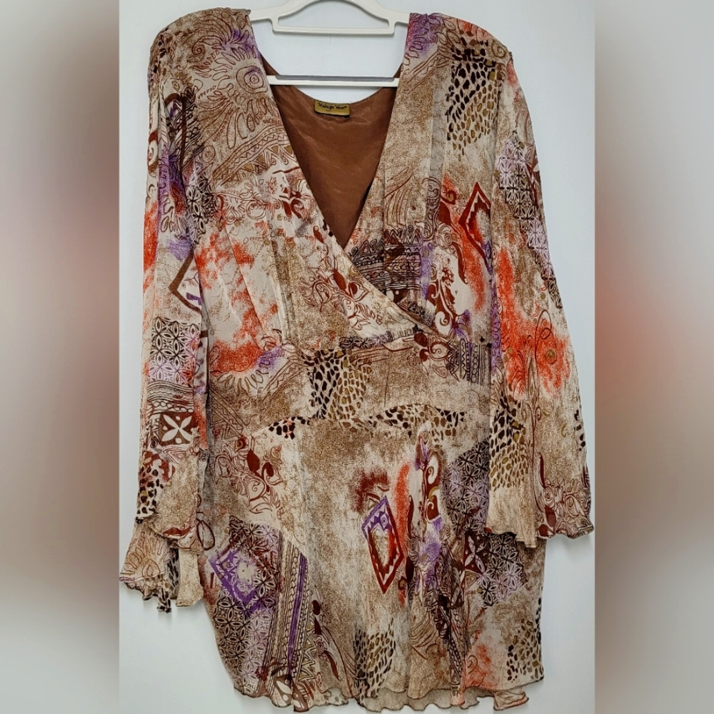 Midnight Velvet - Blouse autumn colors 3X EC